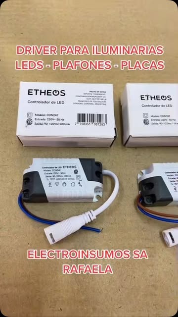 Drivers Etheos para luminarias LED