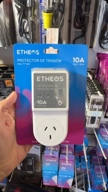 Protector de tensión Etheos de 10 A